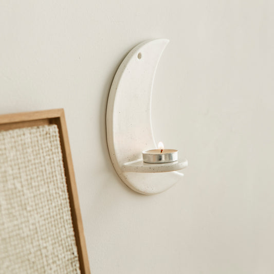 Crescent Moon Shelf for Wall