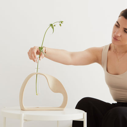 Ring Vase for Stem Flowers