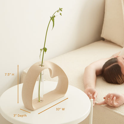 Ring Vase for Stem Flowers